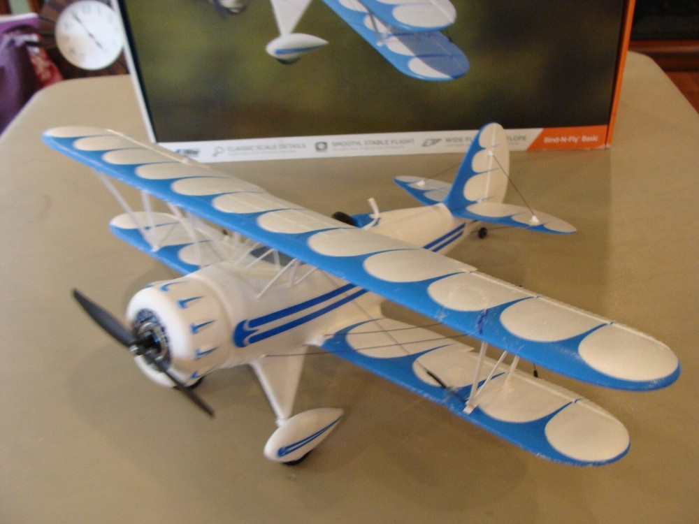E-flite UMX Waco BL BNF Basic Biplane AS3X® Stabilization RC Airplane EFLU5350