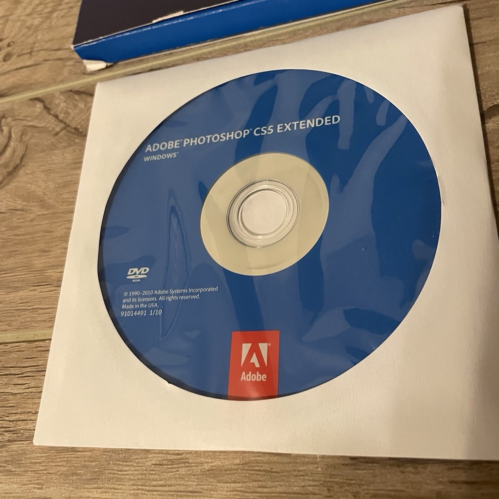 Adobe Photoshop CS5 Extended for Windows Full Version w/Serial Number