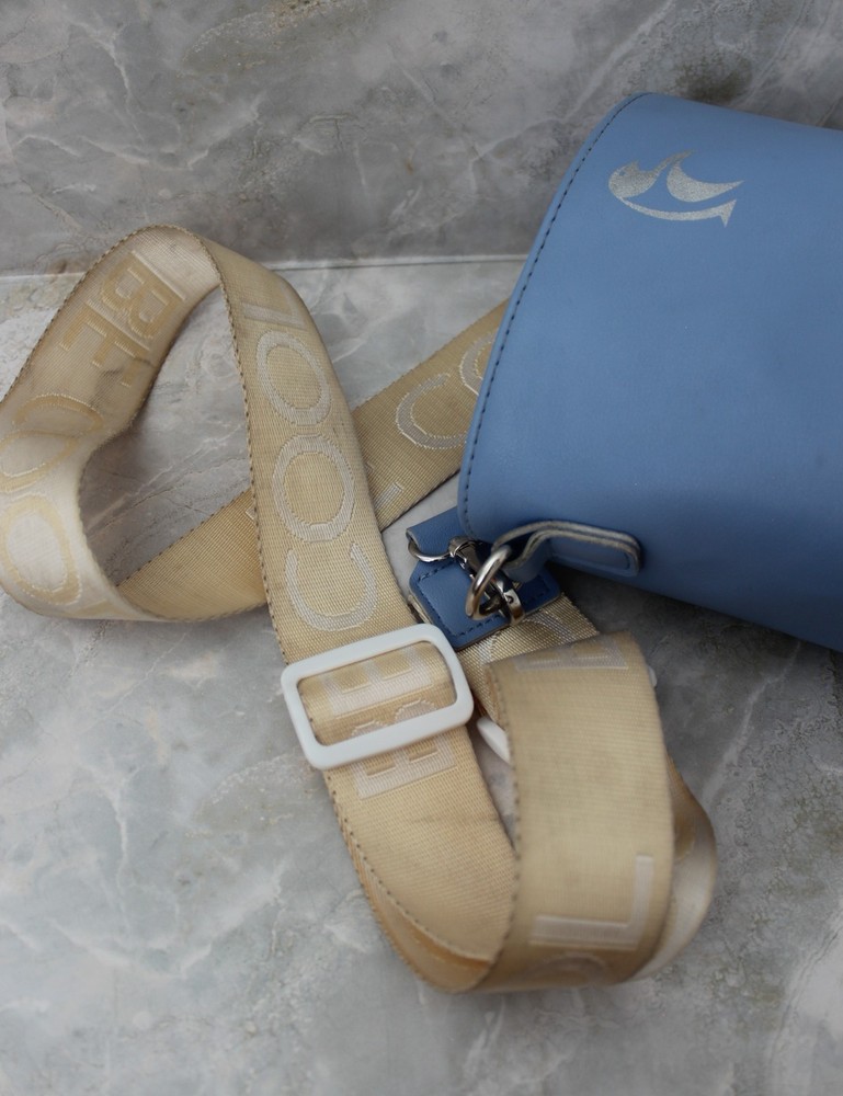 Coolflask Water Bottle Holder Adjustable Shoulder Strap Blue Pre-Owned