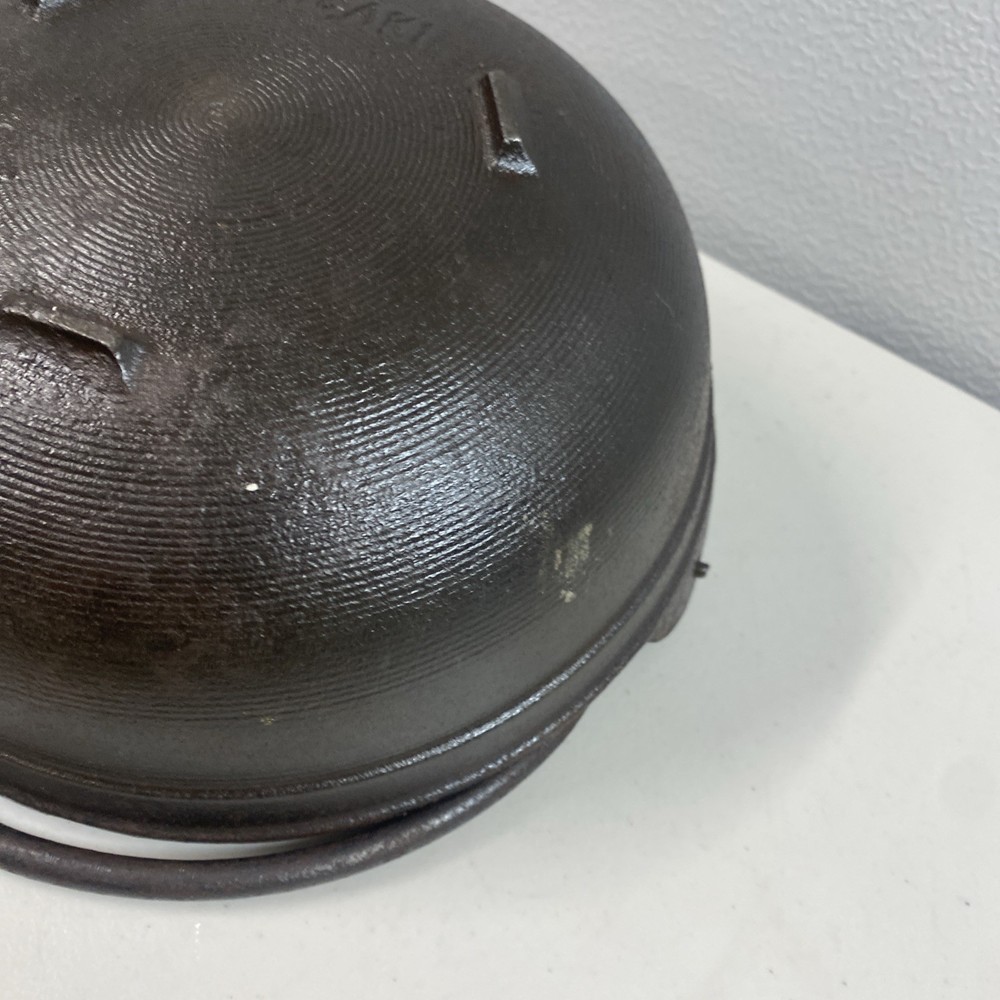 Vintage Ishigaki Couldron Cast Iron Scotch Pot Planter