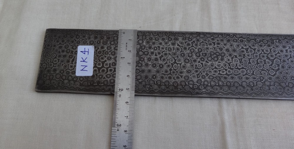 Custom Damascus steel Ring pattern Billet for knife making supply 40.5cm