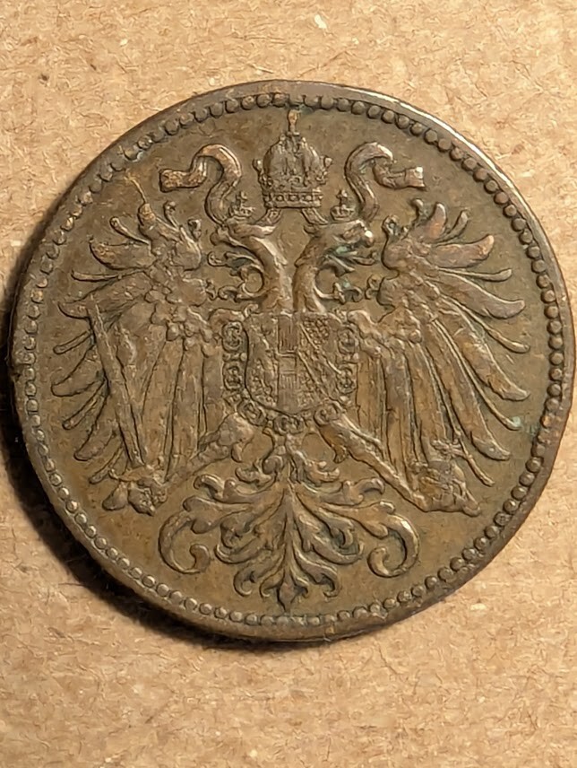 1903 Austria 2 Heller