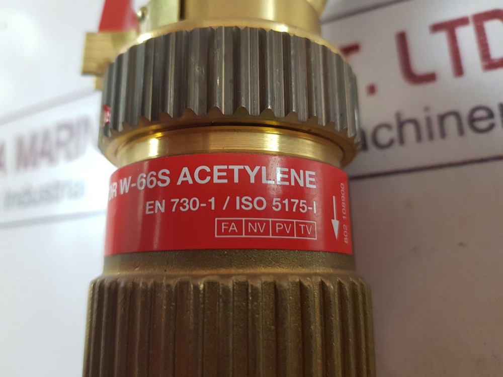 Unitor 183970 flashback arrestor w-66s acetylene