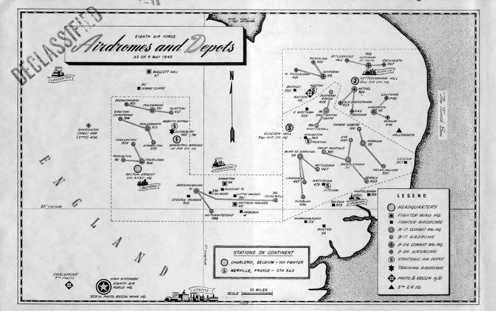 8th Eighth Army Air Forces AAF 1942-1945 Statistical Summary PDF on CD/SD/USB