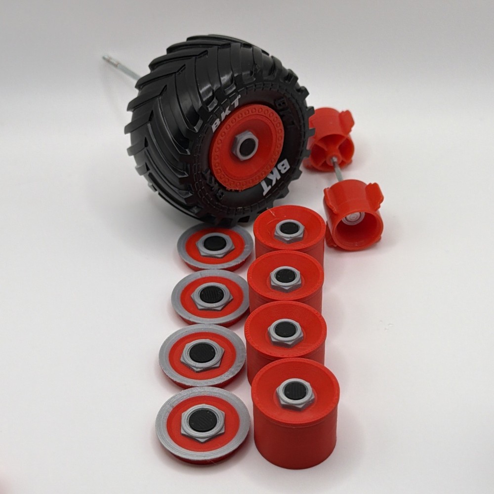 Wreck Deck Custom BLACKBOX 3D Printed Skate Wheel Inserts for Spin