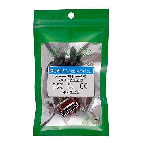 RT1122FS Toggle Switch 125V 20A Momentary Automatic ON -Off- ON 3 Terminal