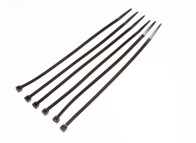 2000 X black cable zip ties strap nylon 8 inch 200mm