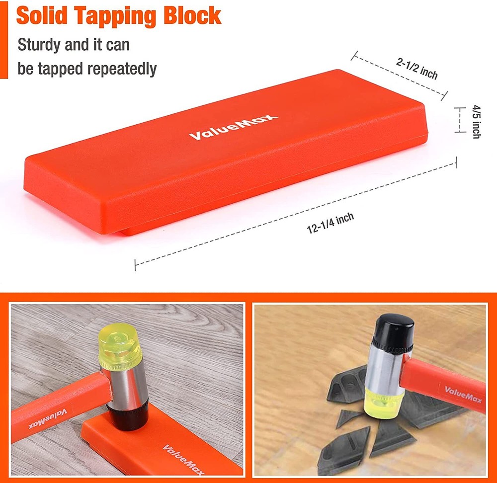 ValueMax Laminate Wood Flooring Installation Kit with Solid Tapping Block NEW
