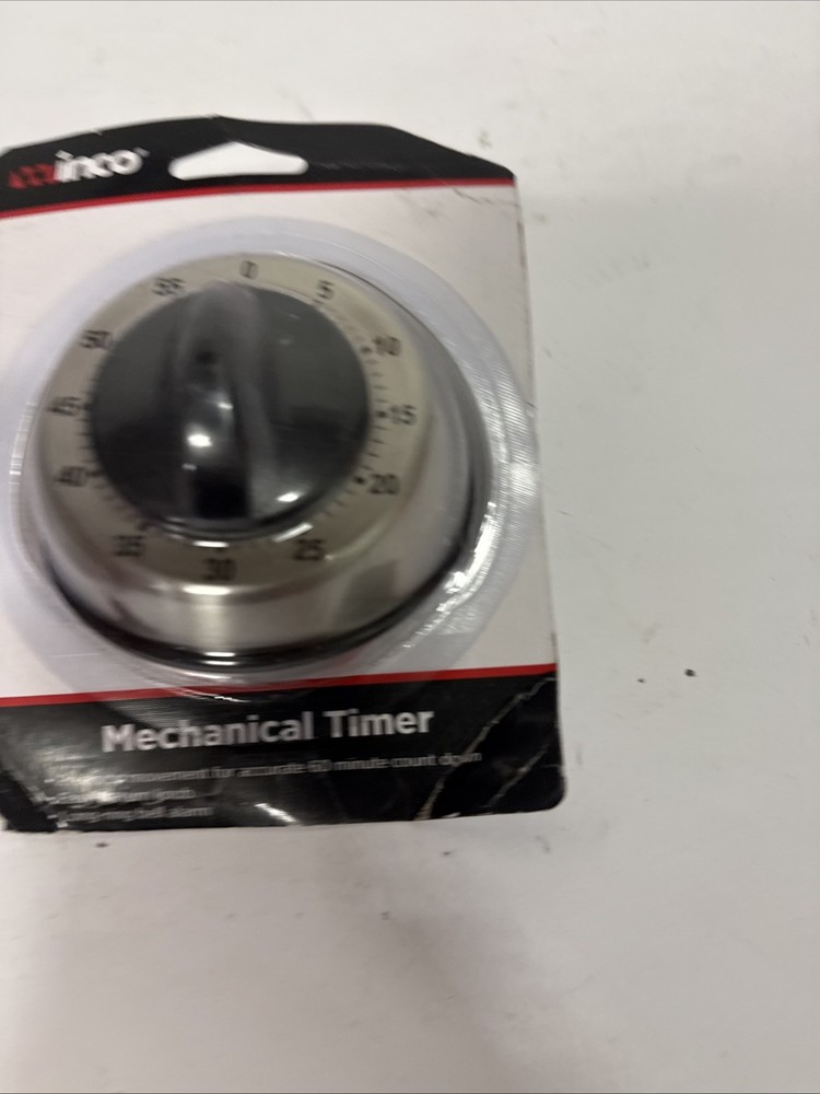 Mechanical Timer, Long Ring, S/S (12 Each)