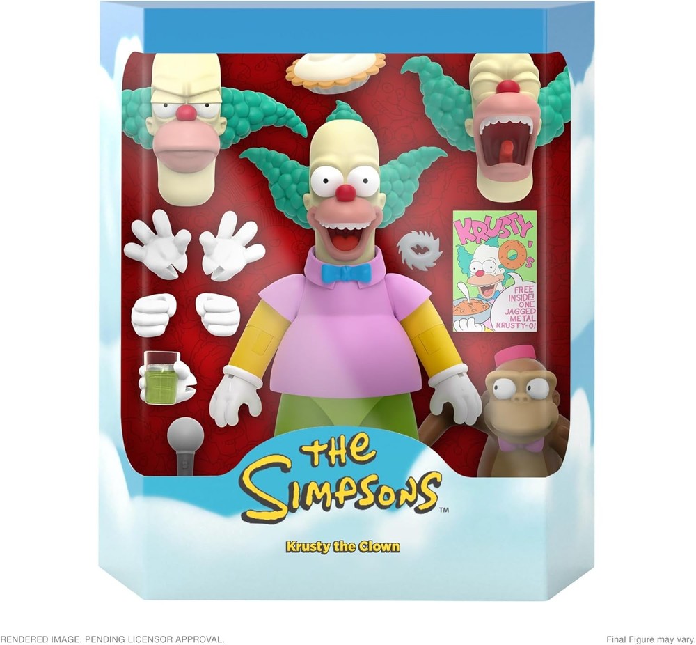 Super7 Ultimates The Simpsons Krusty Clown - 7" Action...