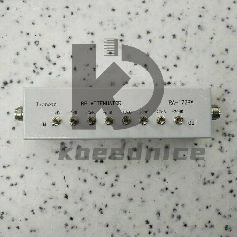 New 0- 82DB VARIABLE/ STEP ATTENUATOR 50 OHM for Radio Transmitter