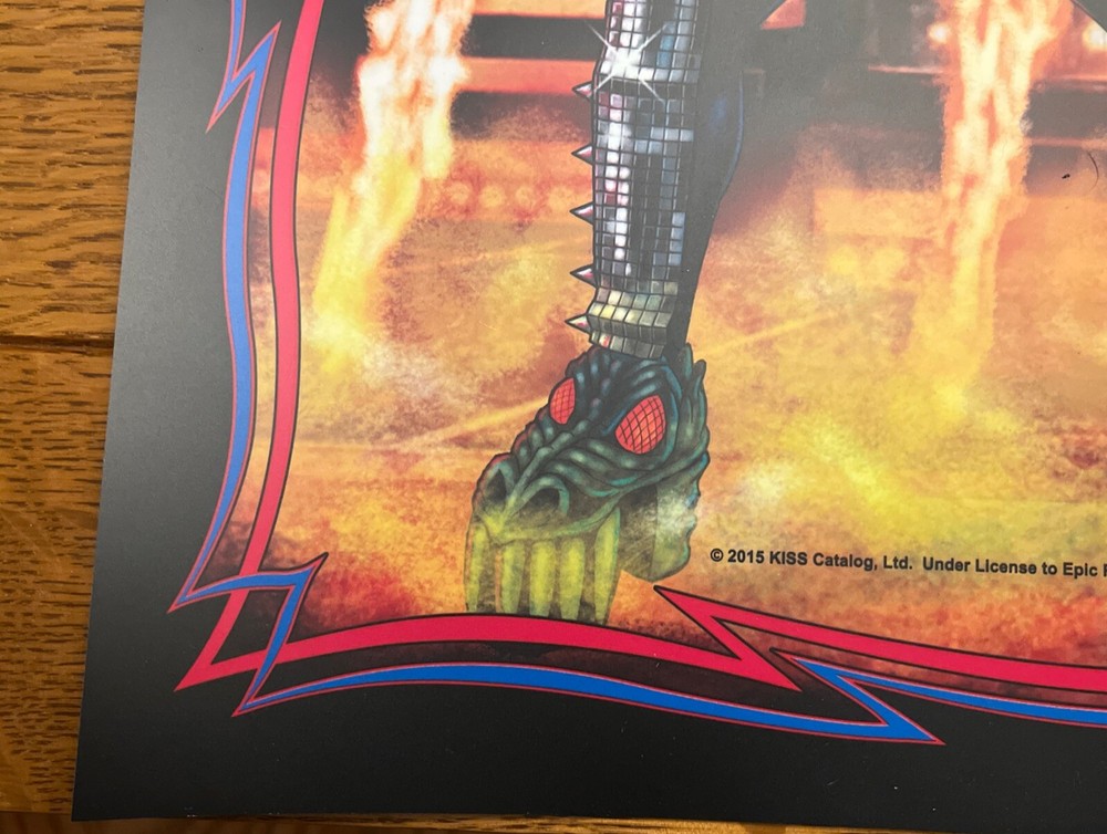Stern KISS Pro Pinball Translite