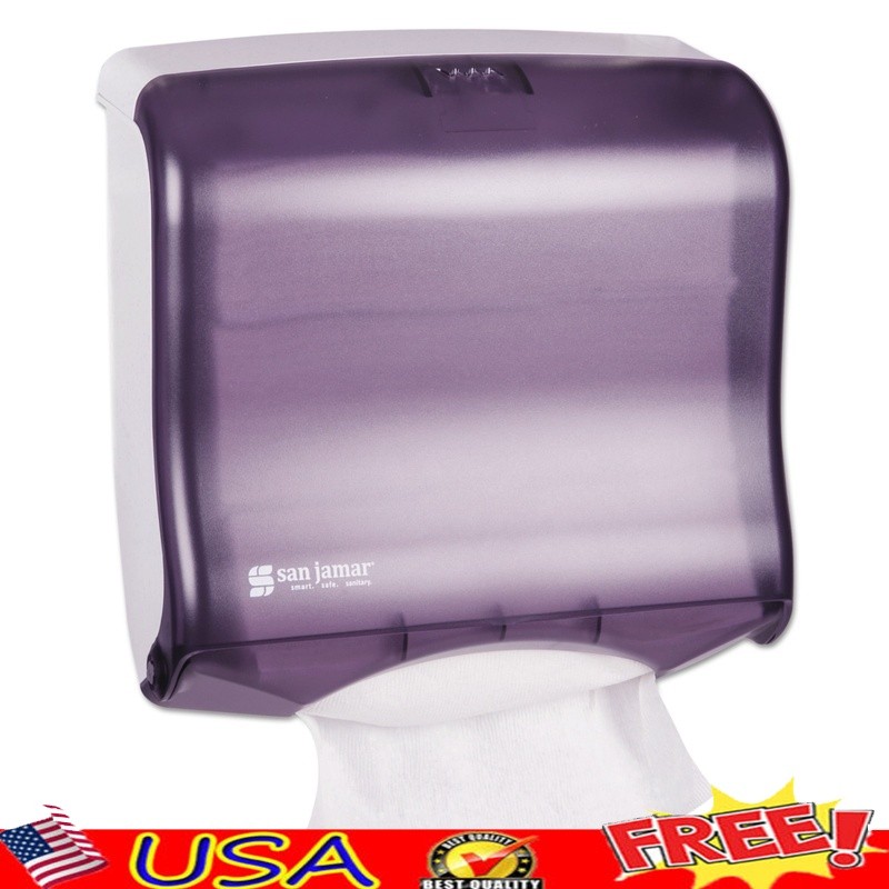Compact C-Fold Multifold Towel Dispenser One-at-a-Time Minimal Assembly New