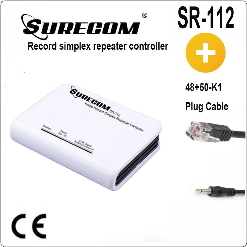 SURECOM SR-112 + 48-K1 simplex repeater Controller For KENWOOD MOBILE