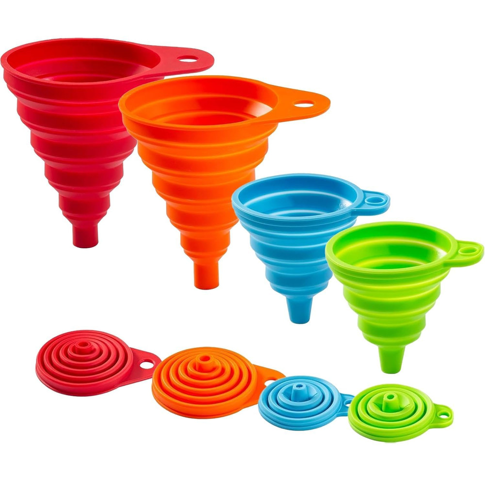 Funnelicious Fun: 4 Silly Silicone Helpers for Liquid Shenanigans!
