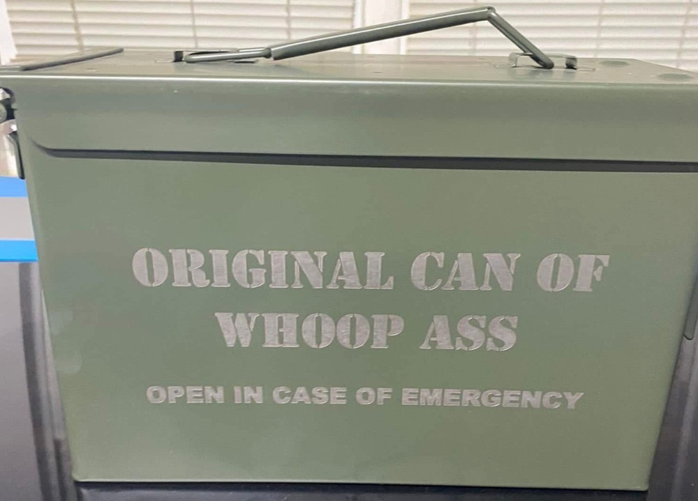 CUSTOMZIED LASER ENGRAVED AMMO BOX