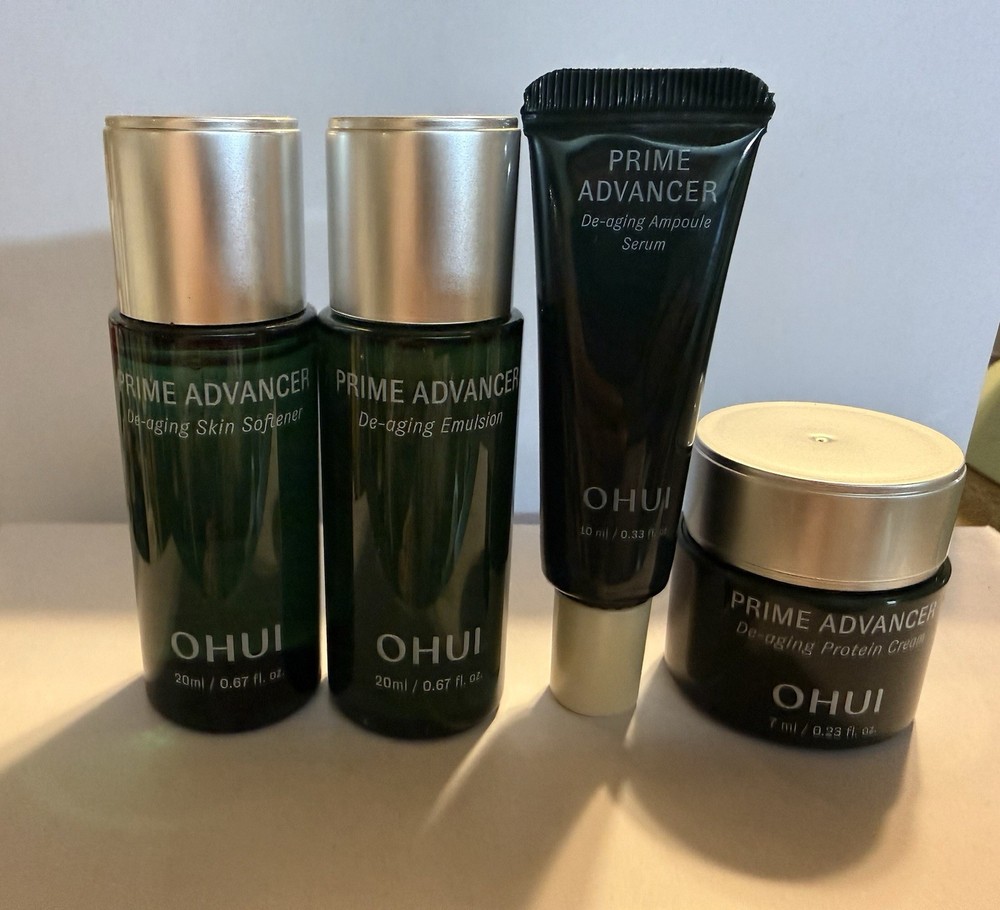 O HUI Prime Advancer De-aging Trial Set 4 items. New without boxes