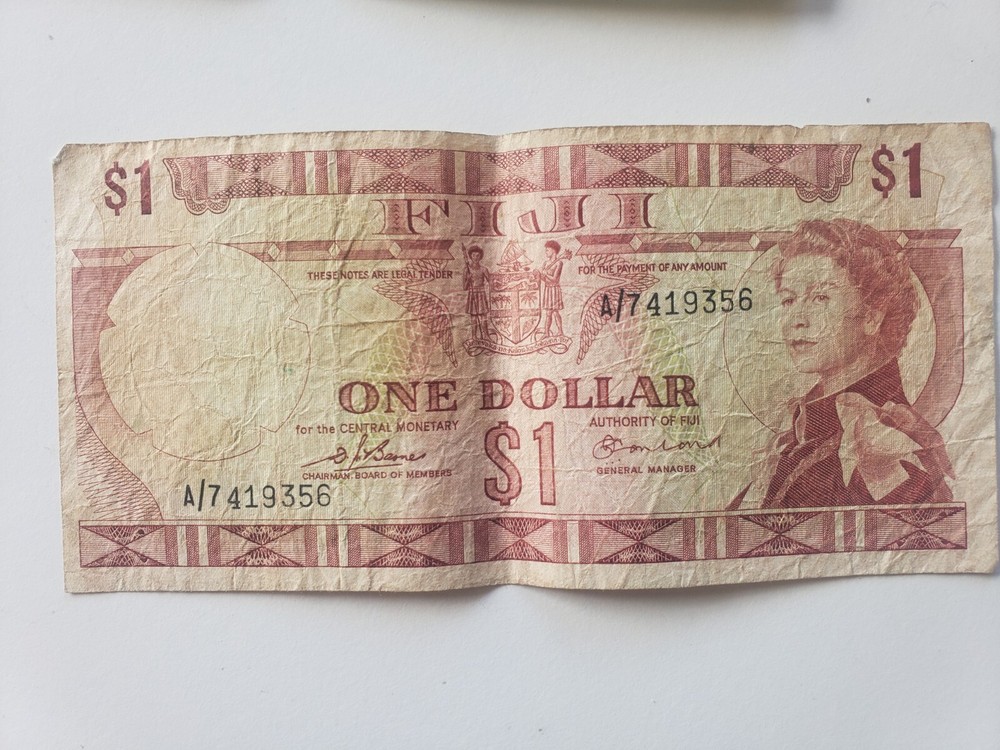 Fiji 1968-1986 notes an coins collection