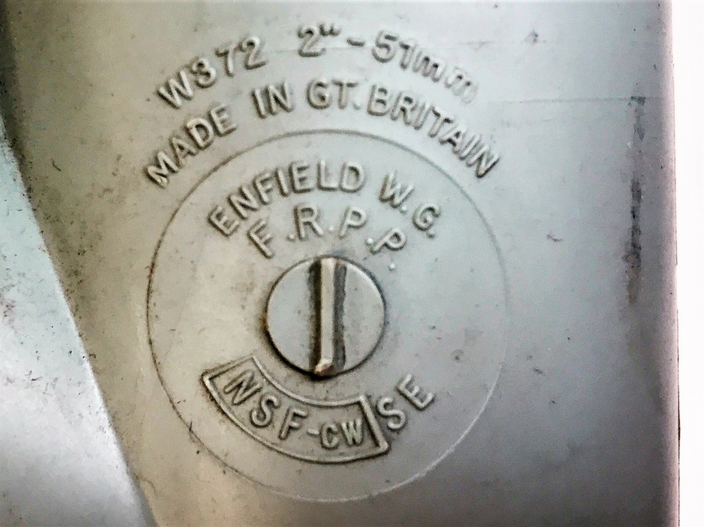 Enfield Labline 2" Plastic Cleanout Tee Coupling W372 NOS