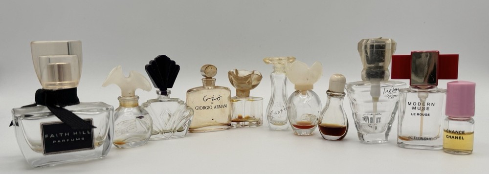 Vintage Designer Mini Perfume Bottle Lot
