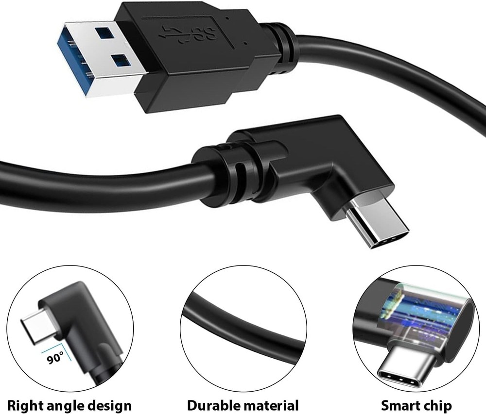 Ultra-Durable 10FT Link Cable for Oculus Quest 3 & 2 - Fast Charging & Transfer