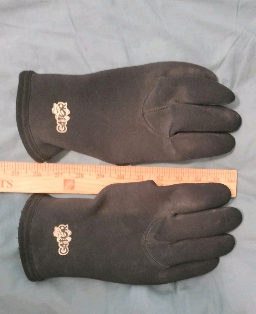 Gator Brand Diving Gloves Black Neoprene
