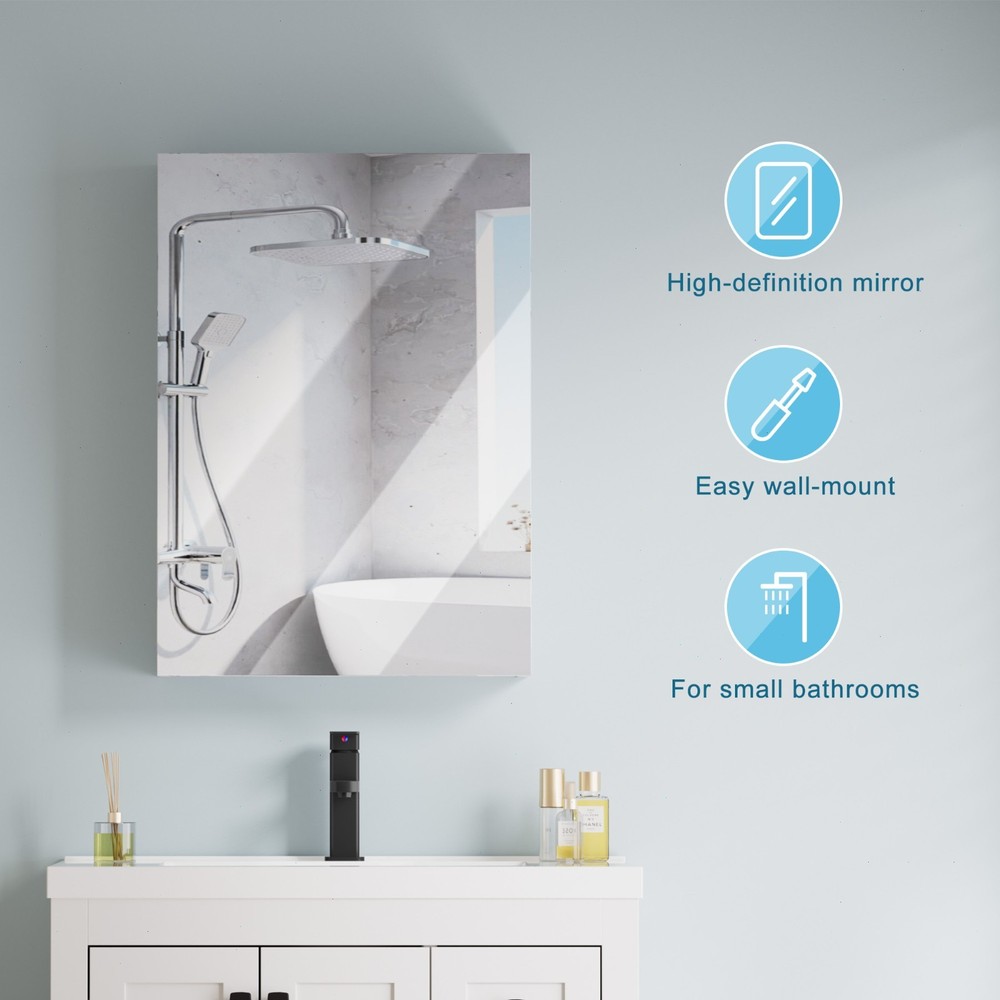 20" Wall Mounted Medicine Cabinet