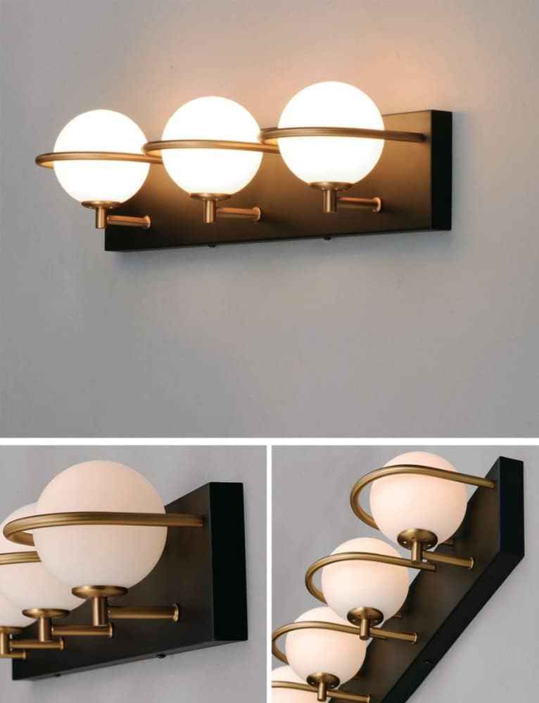 Revolve 4-Light Bath Vanity Fixture - Stylish & Compact 5.5" High Design
