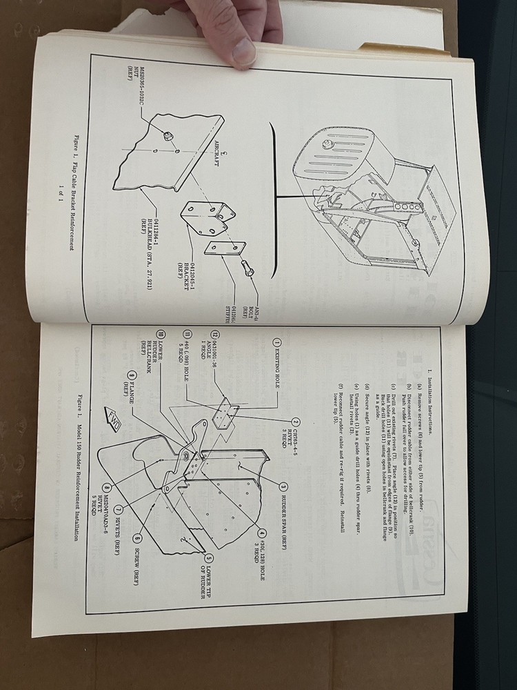 1965 Cessna Service Information Summary Manual All Models, Original Read