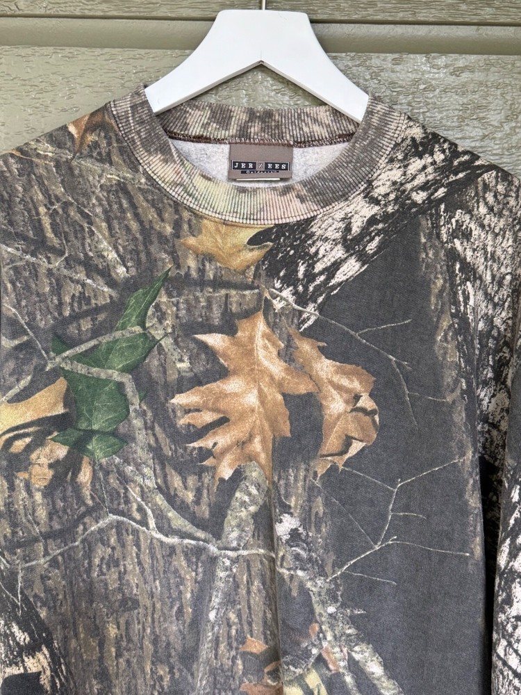 Vintage Jerzees Outdoors Camo Sweatshirt Mens Large