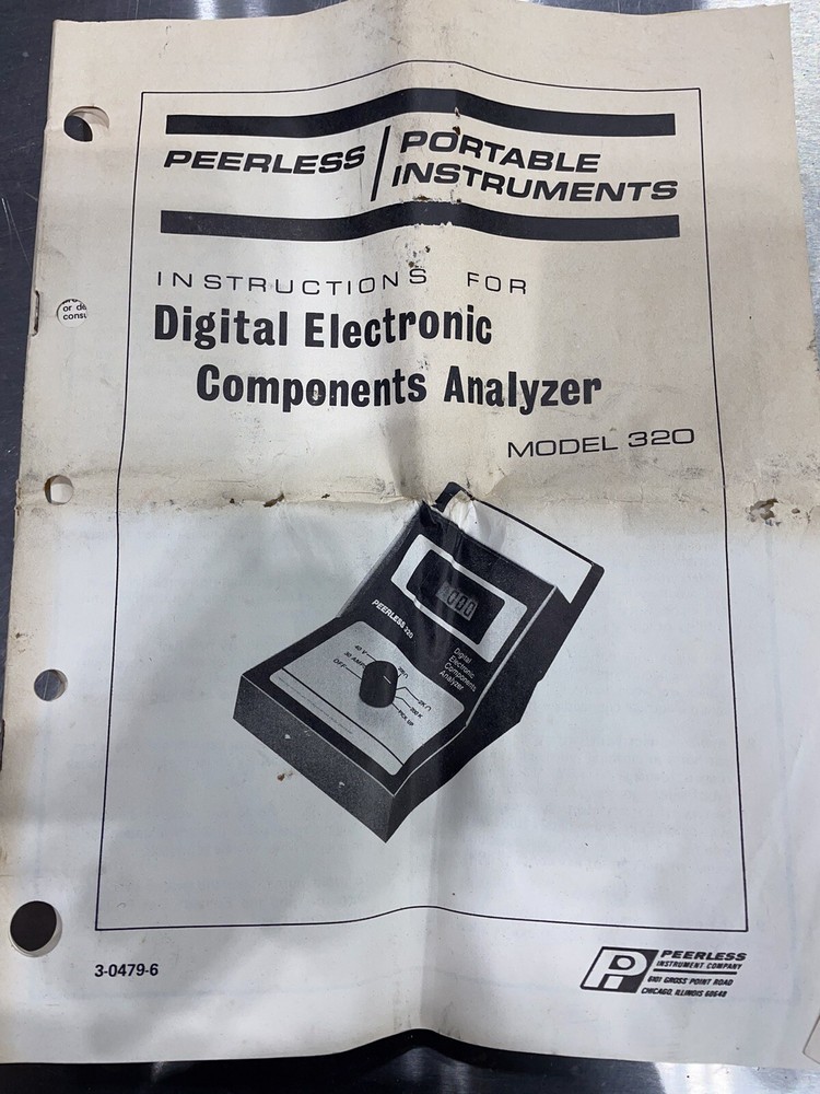 Napa Balkamp Digital Electronic Components Analyzer By Peerless