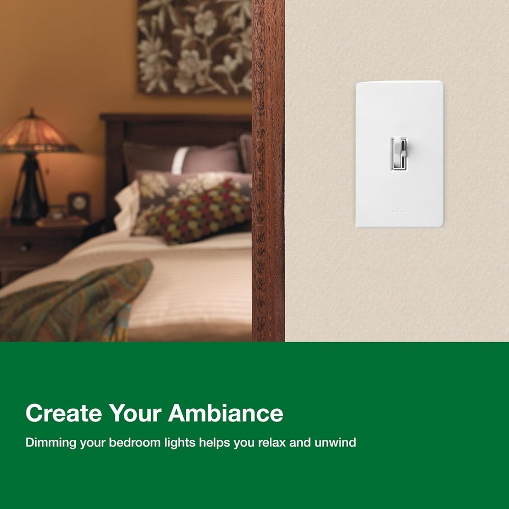 Toggle Dimmer Switch for Dimmable LED, Halogen, Incandescent