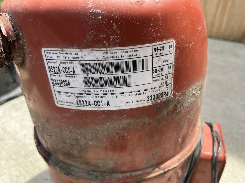 Trane AS22A-CC1-A Compressor USED **TESTED**