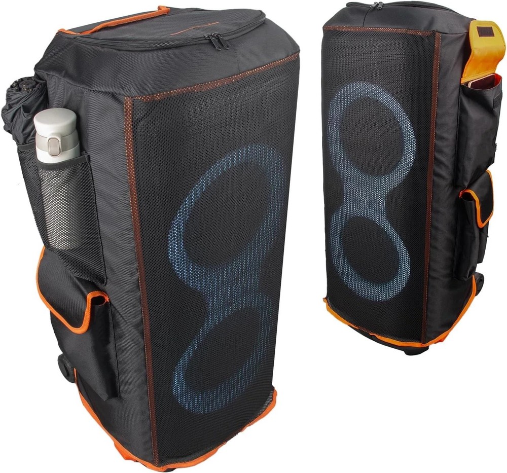 Protective Cover for PartyBox 710 Speaker Double-Layer Shield, black + orange