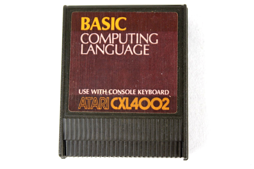 1982 Atari 400/800 Basic Computing Language Left Cartridge CSL4002