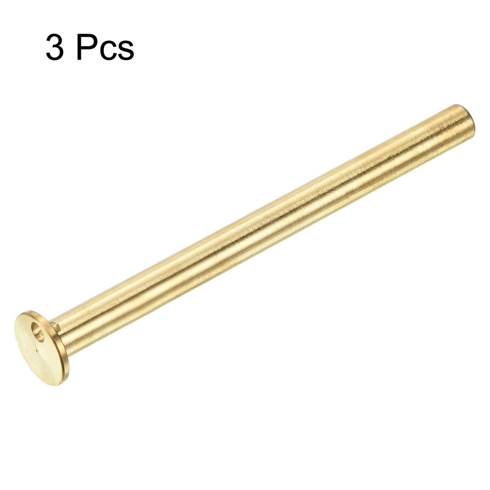 8g Golf Brass Tip Weights, 3pcs 59x8.5mm Plug Insert Fitting, Copper