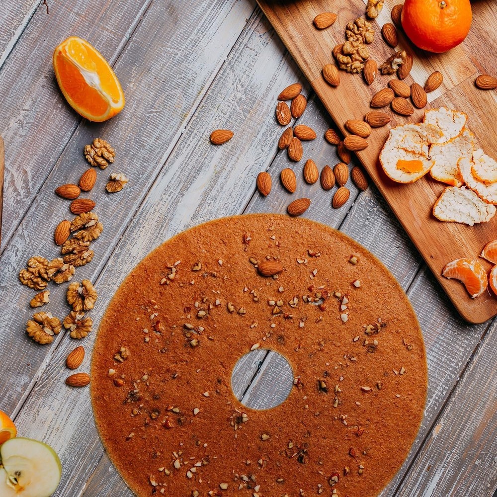 Fruit Leather Silicone Dehydrator Sheets - 4 Pack, Fit Nesco Round/Square Models