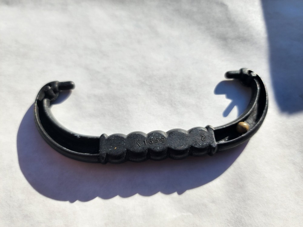 Pair of Drop Handle Drawer Pull/Handle 3-1/4" Hole Centers Dark Bronz Finish