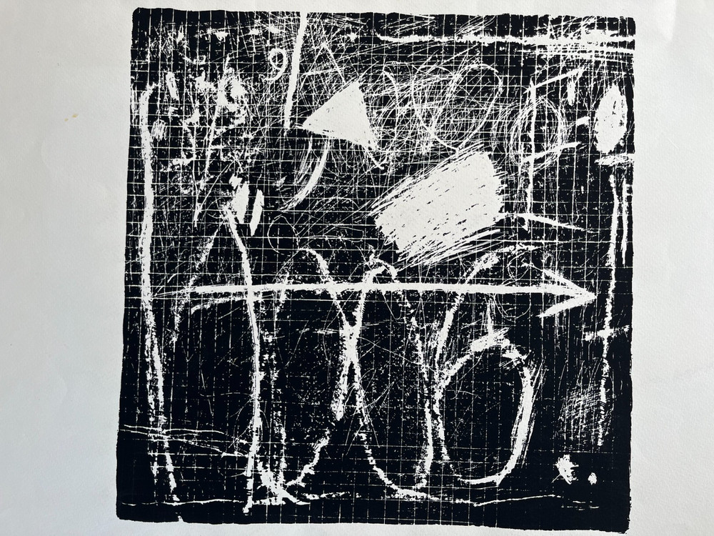 EH, Genuine Screenprint, Bernd Hahn, 1983