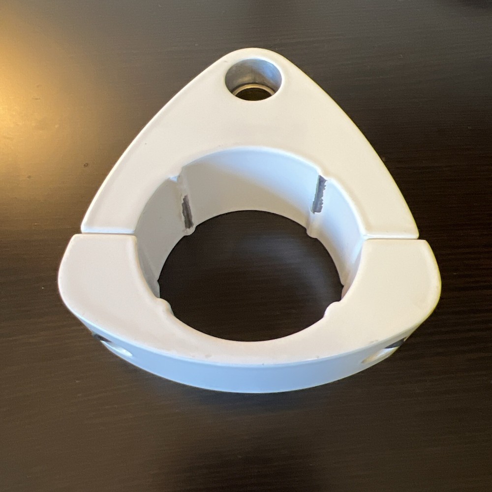 Dental Tray Post Mount, 2", White, DCI 8259