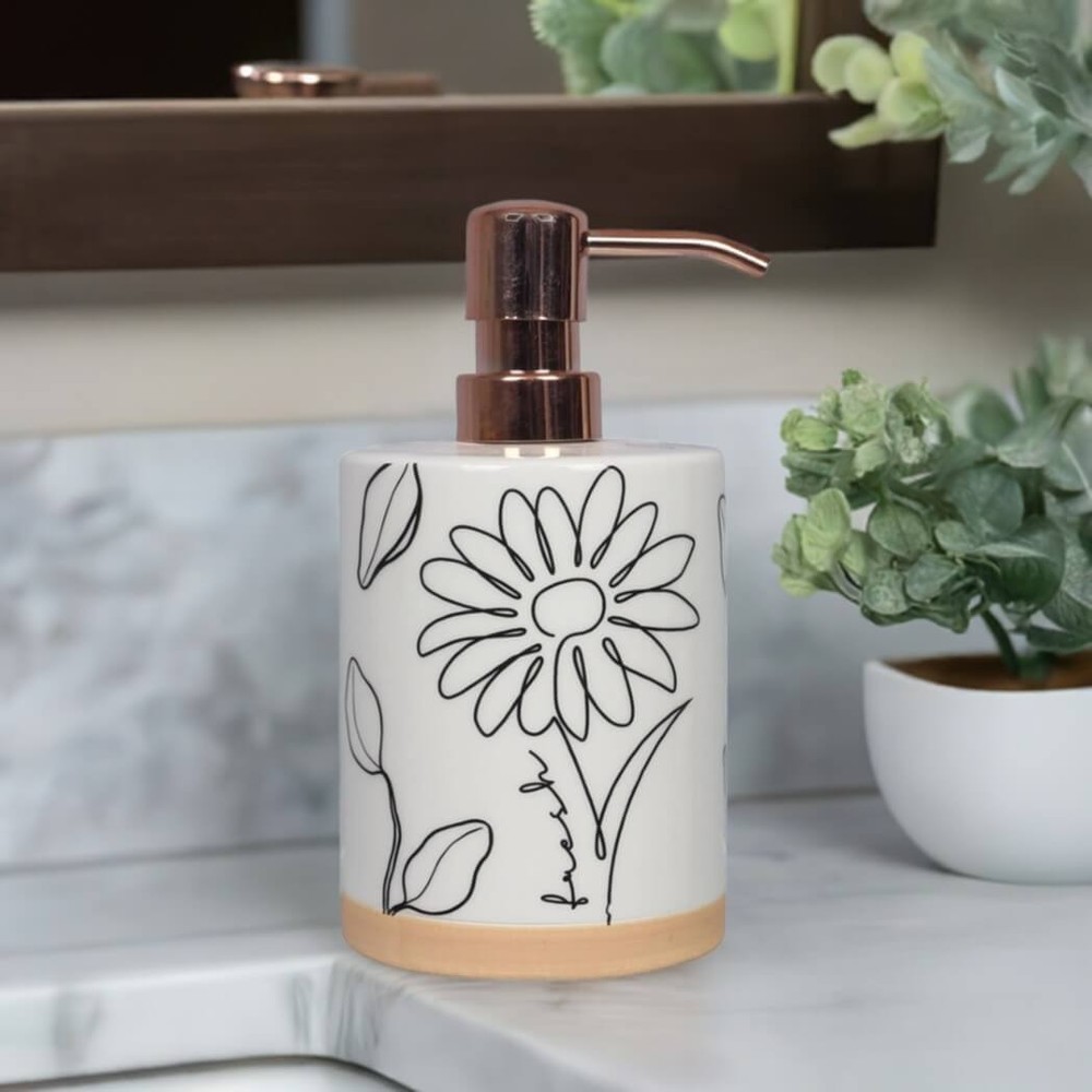 Young's Ceramic Human Nature Soap Pump