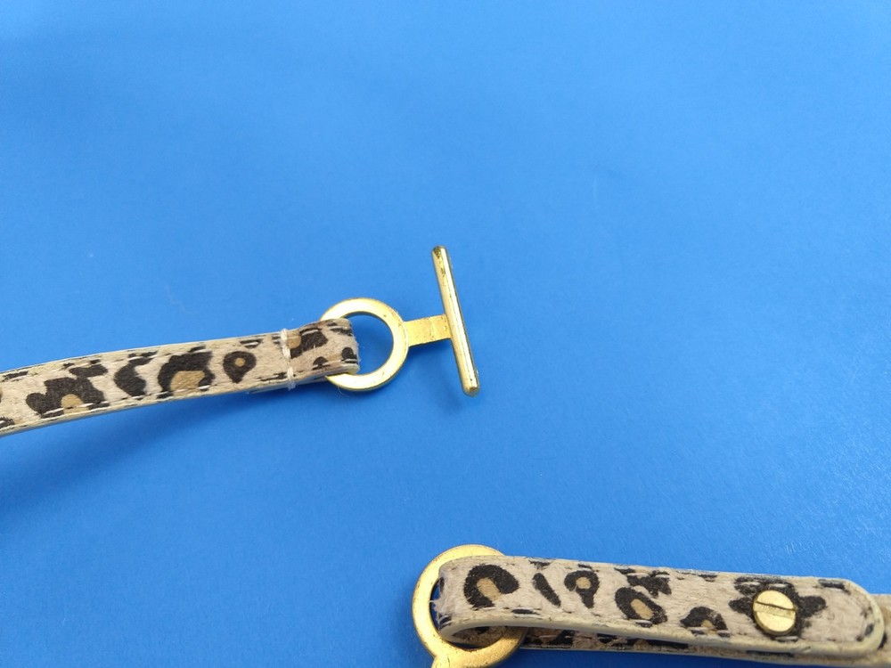 Dana Buchman Leopard Print Belt Thin Width Size 12