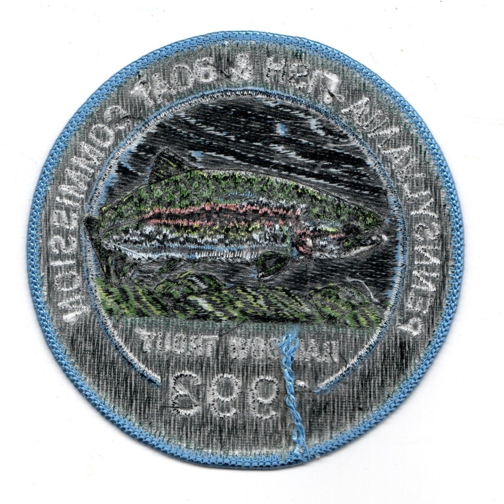 1993 PA FISH & BOAT COMM 4" PATCH ORIGINAL RAINBOW TROUT