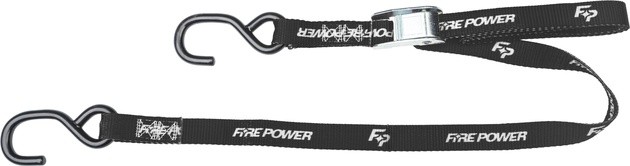 Fire Power 1" Tie Downs Black