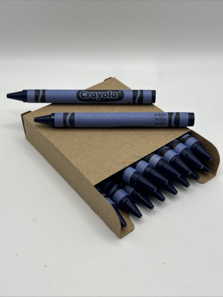 (16) Crayola Crayons (indigo) BULK