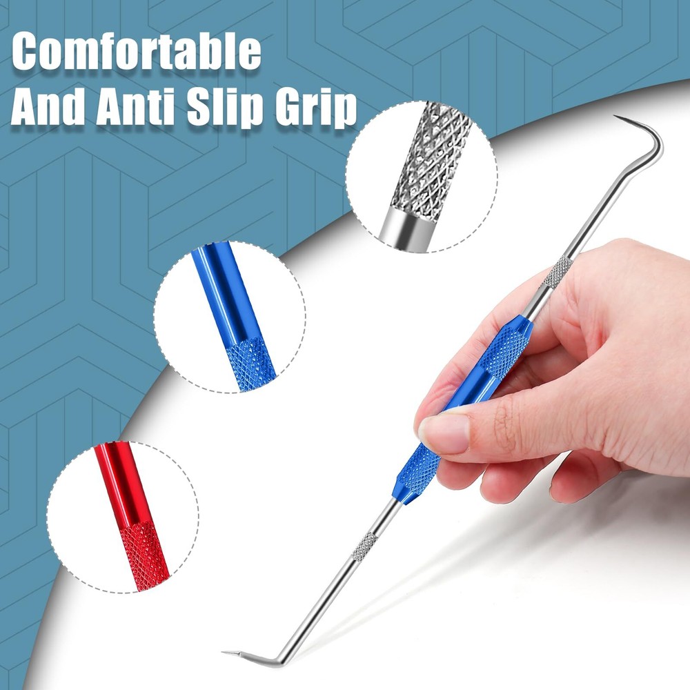 Double Pointed Scriber Metal Scribe Tool Hook 90 Degree Hook and Straight Tip
