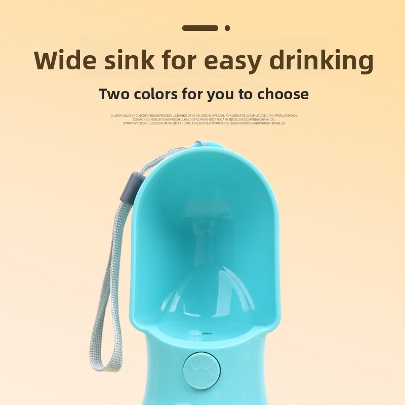 portable food and water bottle for pets