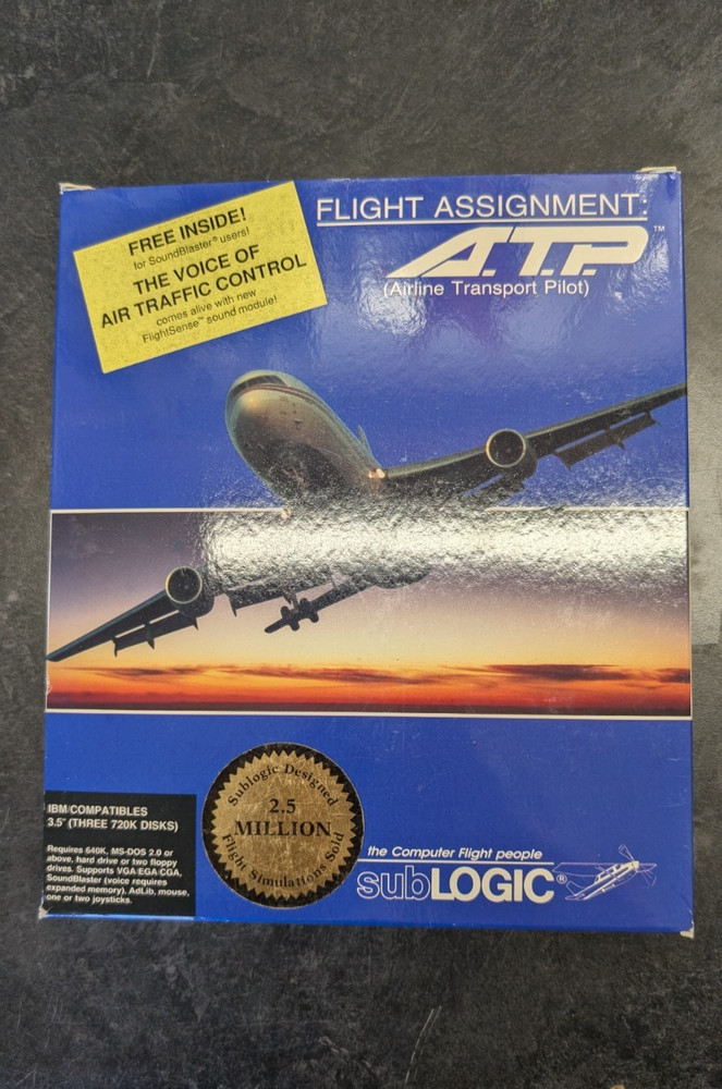 Flight Assignment | A.T.P. | COMPLETE with original sales receipt