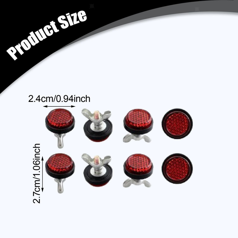8x Generic License Plate Bolts Nuts License Plate Screws