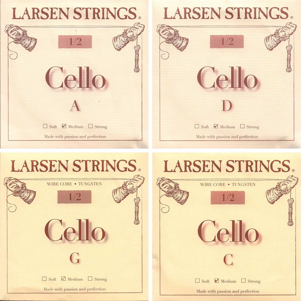 Larsen 1/2 Cello String Set - Medium